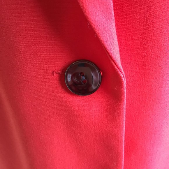 Tomato Orange Lined Blazer - TALL - Picture 3 of 5